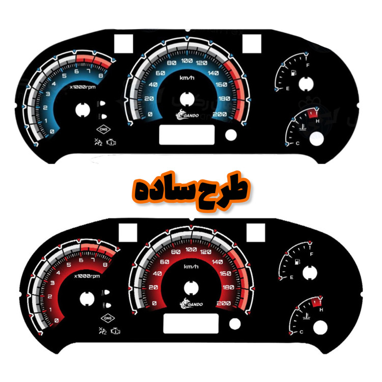 صفحه کیلومتر اسپرت تیبا ساینا کوییک