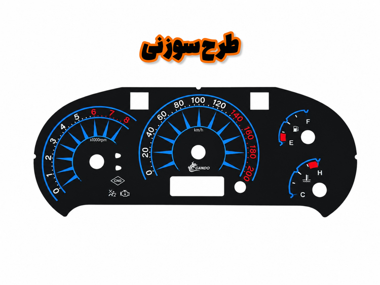 صفحه کیلومتر اسپرت تیبا ساینا کوییک